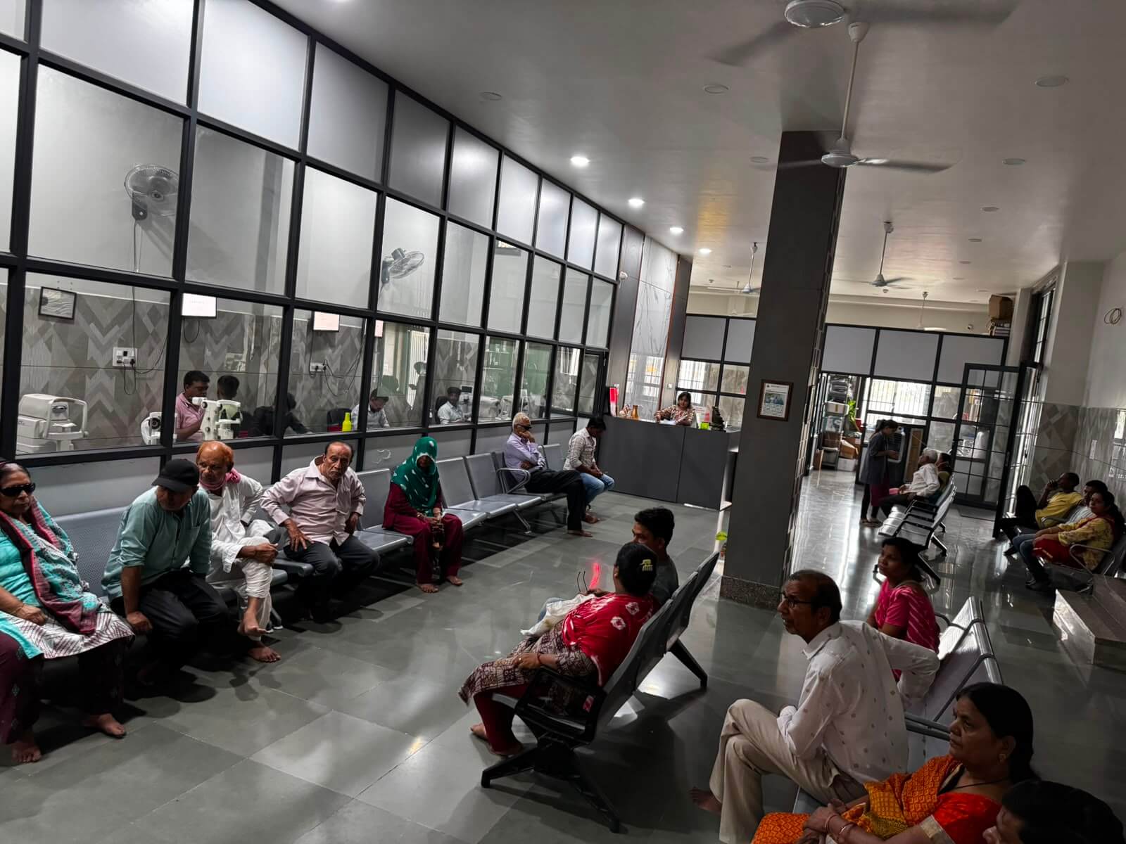 OPD Reception &amp; Waiting Lounge