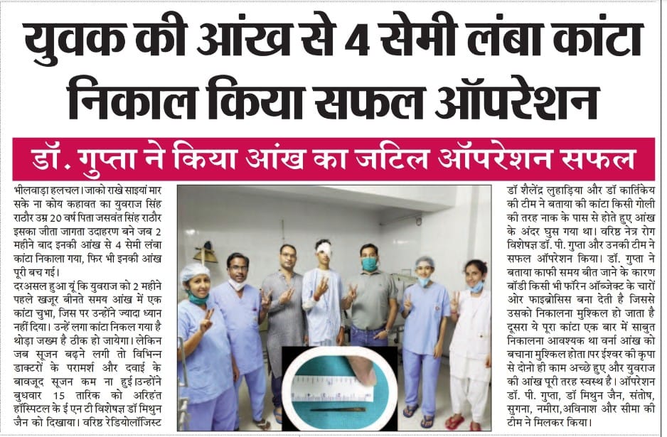 Free Glaucoma & Retina Checkup Camp Conducted at Azad Nagar